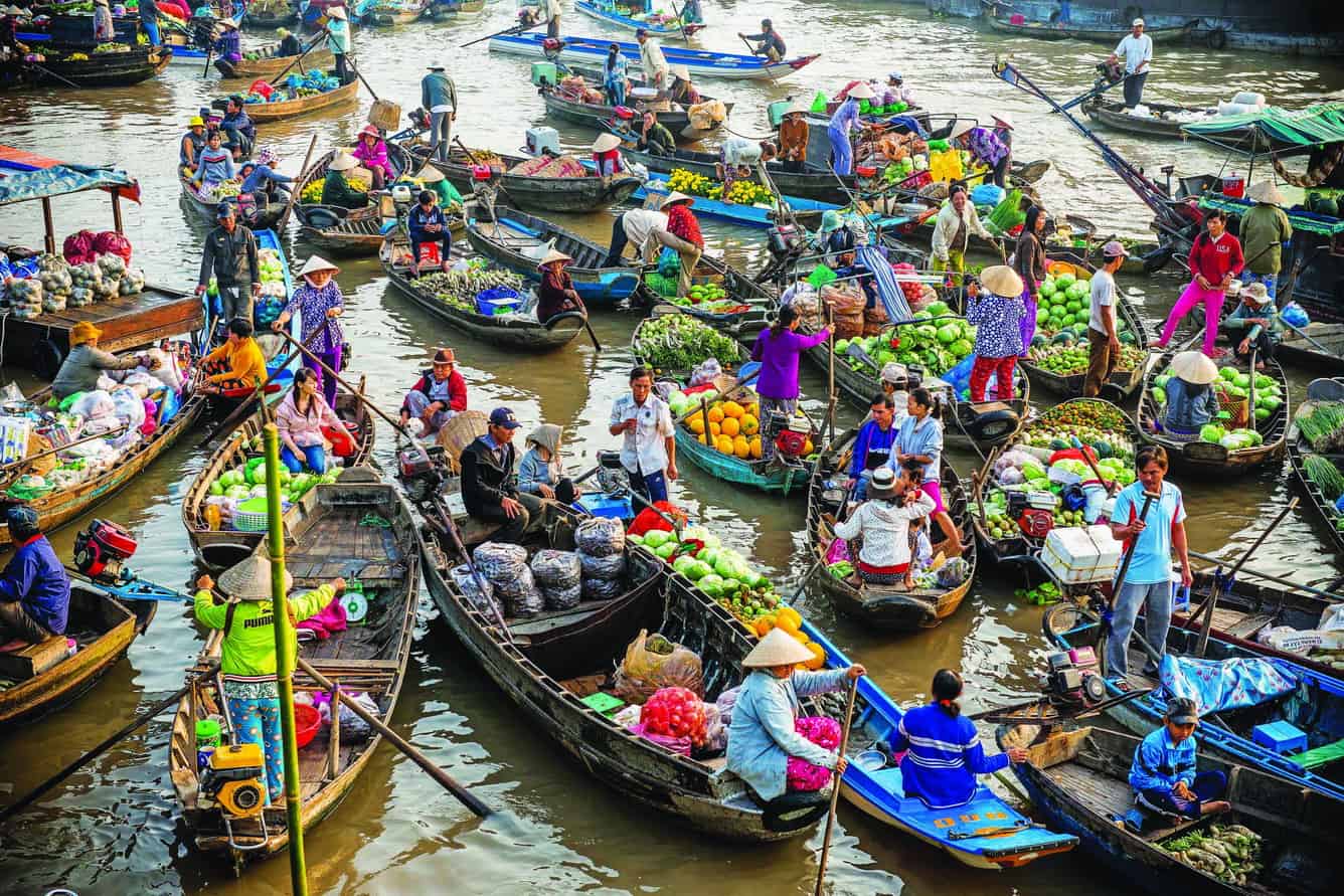 Chợ nổi Cái Răng trong cẩm nang du lịch Cần Thơ